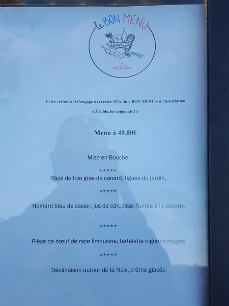 menu 1 of O’ Plaisir des Sens