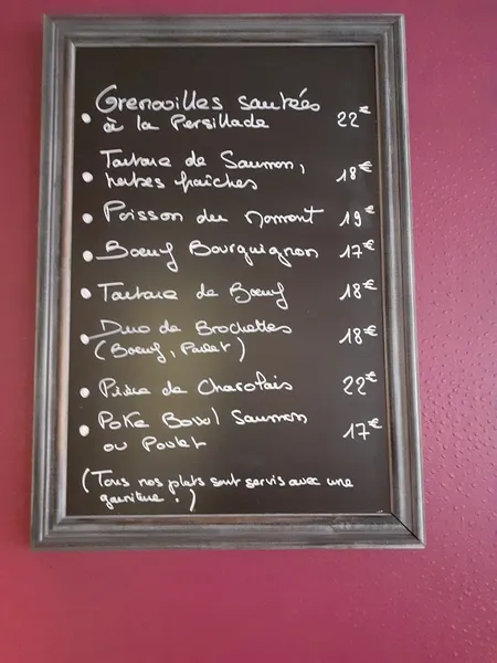 menu 1 of Le Comptoir