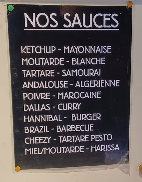menu 1 of Quebec Burger