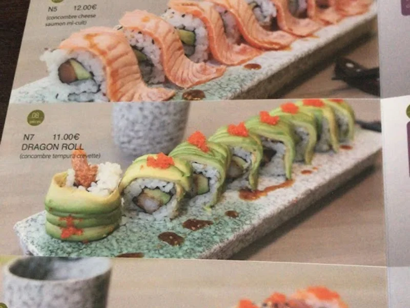 menu 2 of Hoki Sushi.