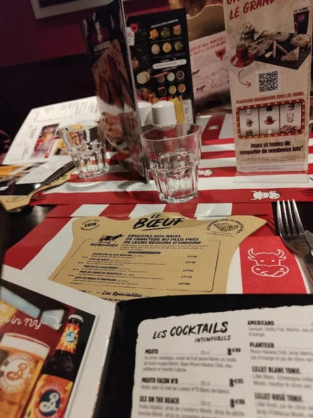 menu 1 of Restaurant La Boucherie