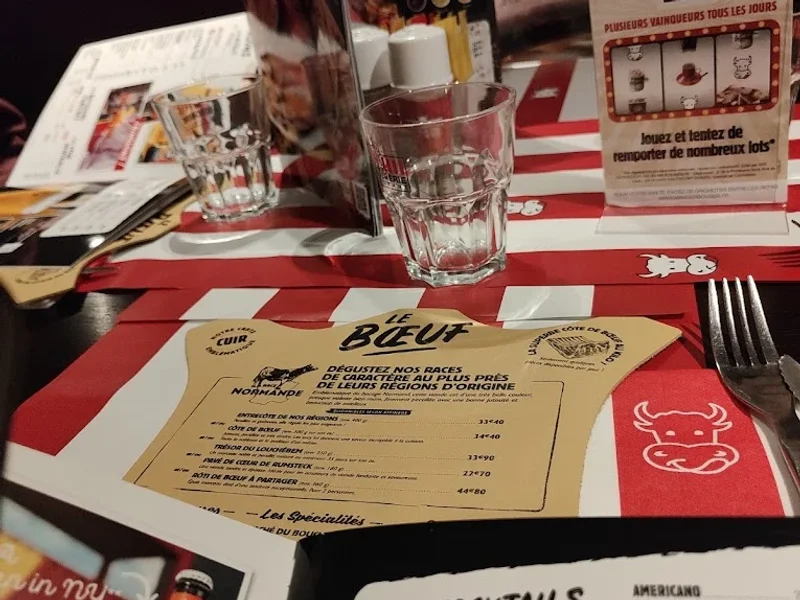 menu 1 of Restaurant La Boucherie