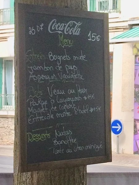 menu 0 of Le Bluet.