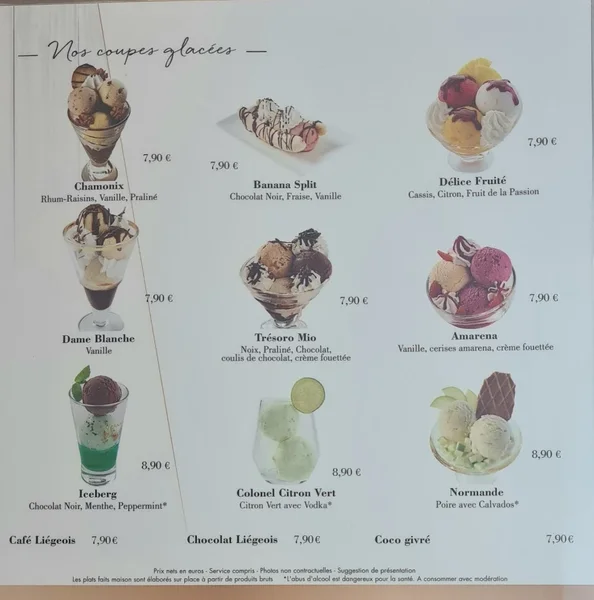 menu 0 of Tesoro Mio