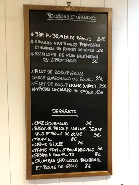 menu 1 of Le Capriccio-Restaurant italien