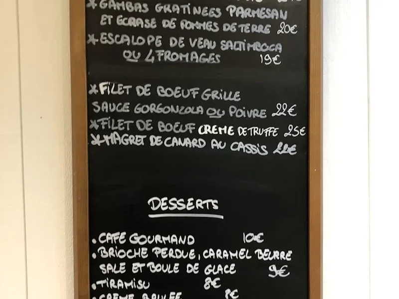 menu 1 of Le Capriccio-Restaurant italien