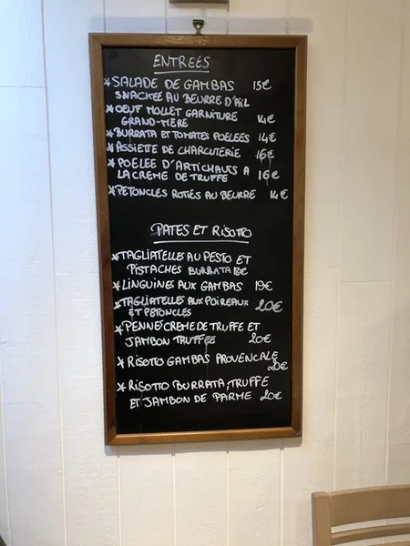 menu 2 of Le Capriccio-Restaurant italien