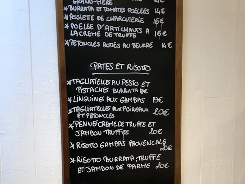 menu 2 of Le Capriccio-Restaurant italien