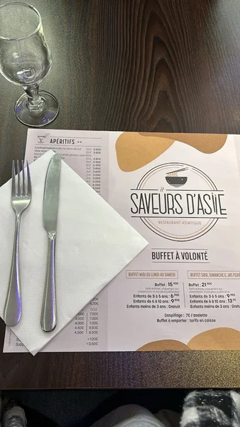 menu 2 of Saveurs d'Asie