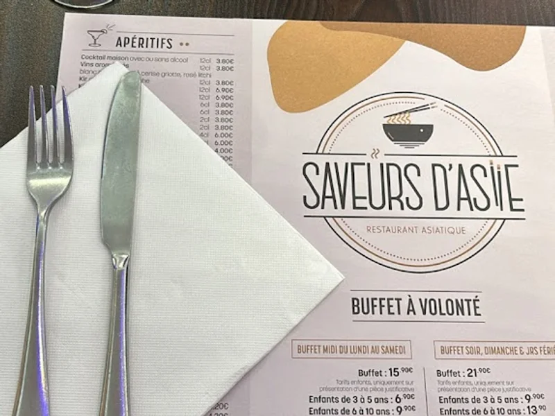 menu 2 of Saveurs d'Asie