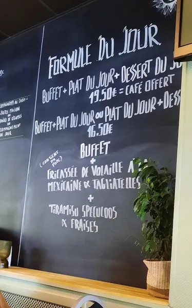 menu 2 of Restaurant l'Écluse