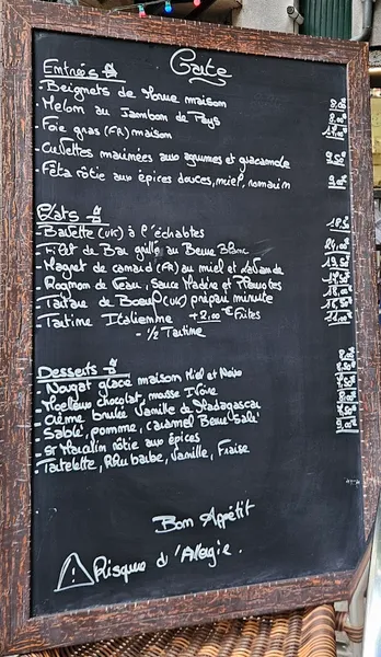 menu 0 of L'Auberge des Sources