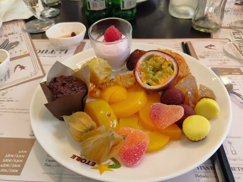 menu 1 of Étoile 71