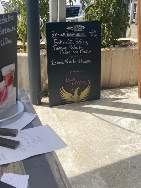 menu 1 of La baraque