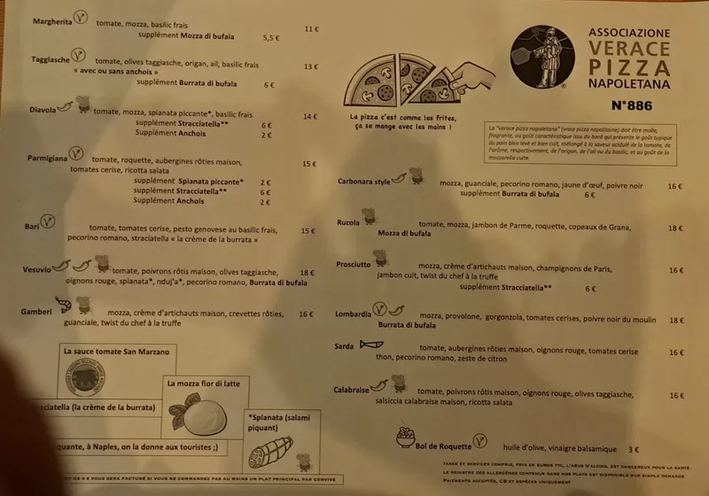 menu 0 of Pizzeria Panettone
