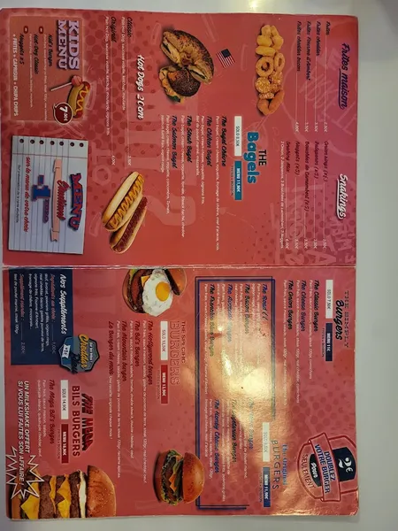 menu 0 of Bil's Diner