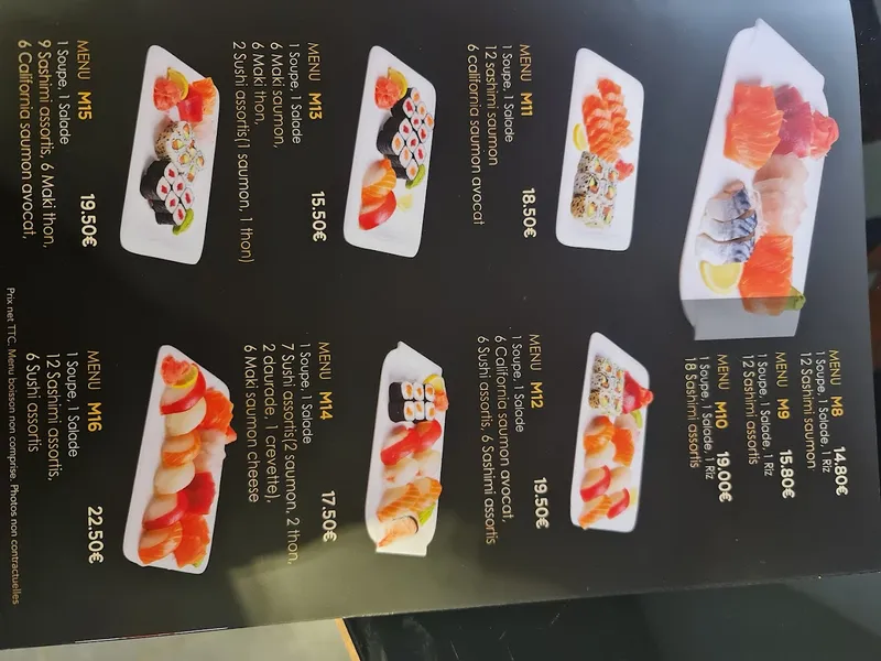 menu 0 of restaurant OISHI sushi