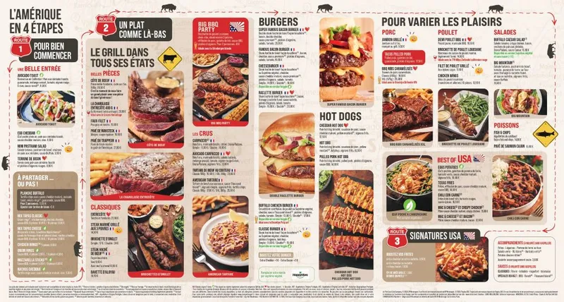 menu 0 of Buffalo Grill Guéret