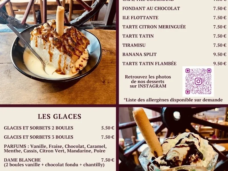 menu 1 of La Brasérade