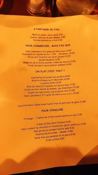 menu 0 of Le Petit Roi de la Lune