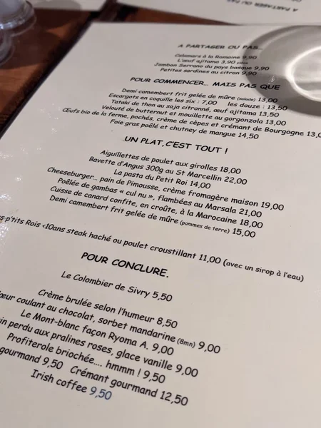 menu 2 of Le Petit Roi de la Lune