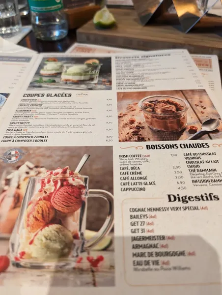 menu 1 of Au Bureau