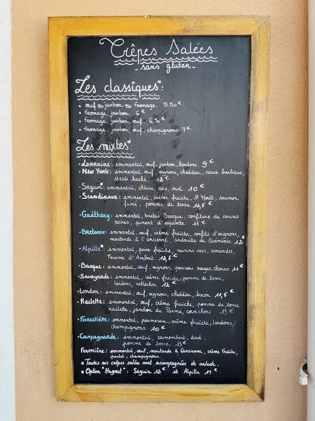 menu 0 of Pas folle la crep'