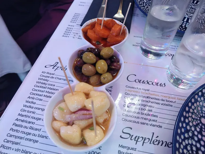 menu 1 of La Palmeraie