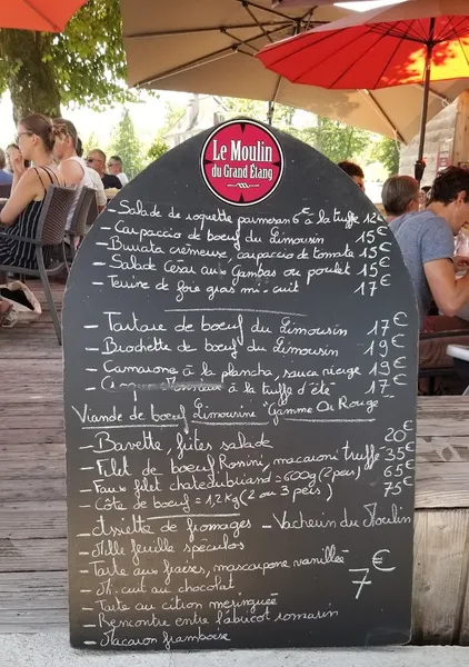 menu 0 of Le Moulin Du Grand Etang