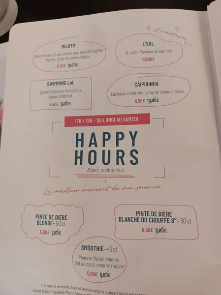 menu 1 of Lolita Ermont