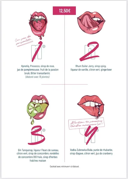 menu 2 of Lolita Ermont