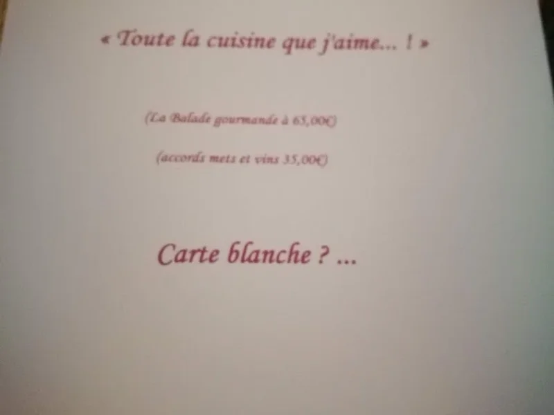menu 0 of Vin sur Vin