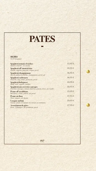 menu 1 of Ragazzi Da Peppone