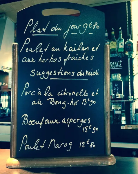 menu 2 of Café Concert le Centre Saint Nazaire
