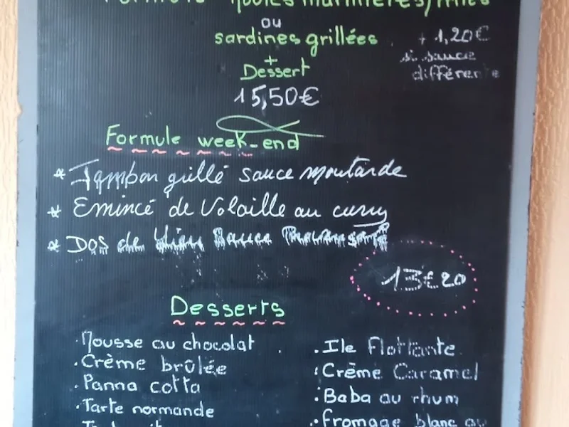 menu 2 of Restaurant Aux Tonneaux