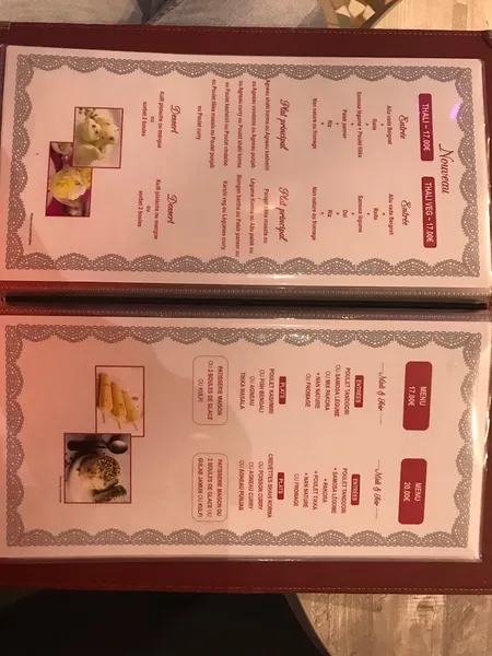 menu 2 of Le Ghandi