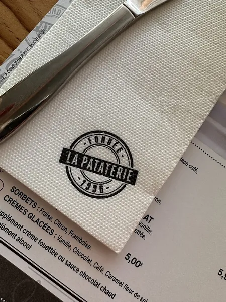 menu 1 of Restaurant La Pataterie Auxerre (Perrigny)
