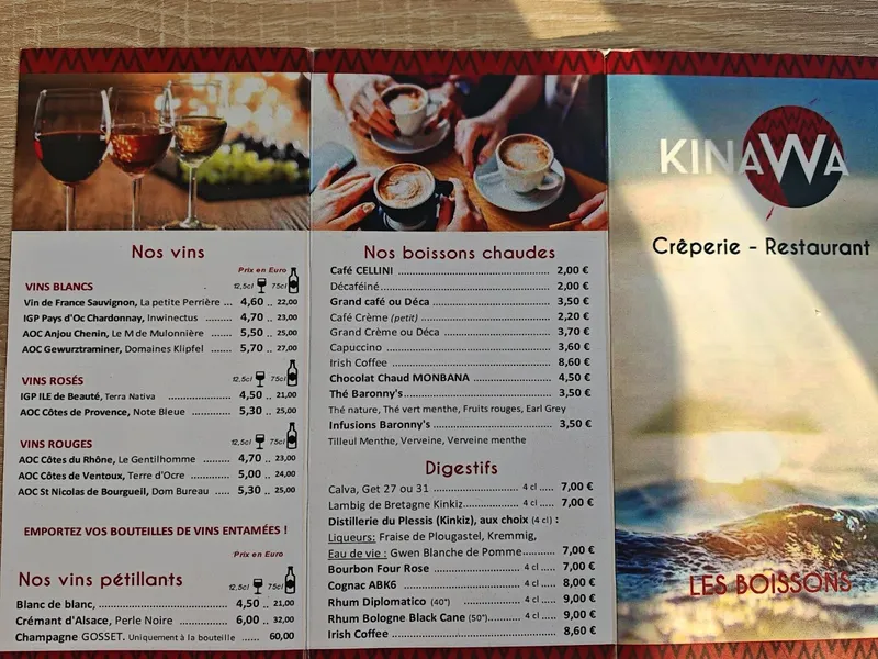 menu 1 of Le Kinawa