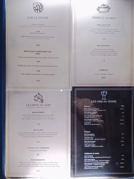 menu 2 of L'Hibiscus