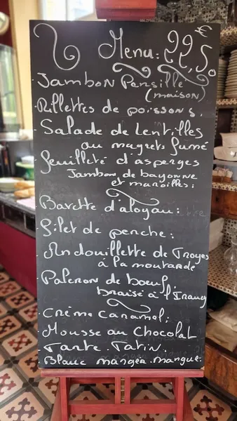 menu 2 of Le Vieux Tilleul