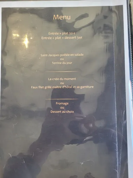 menu 2 of La Téranga