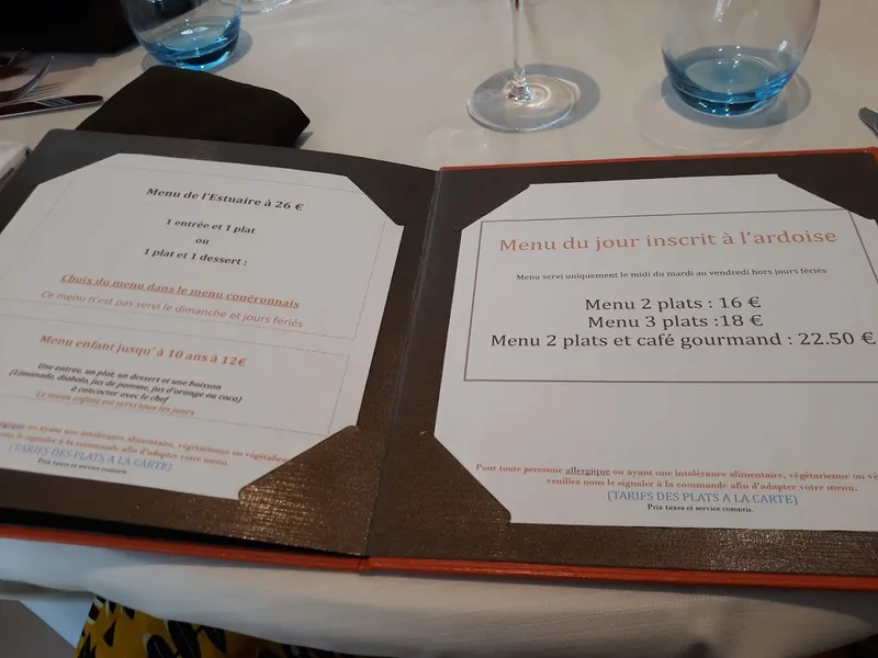 menu 2 of Le François 2