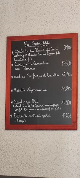 menu 0 of Le Bruit qui court