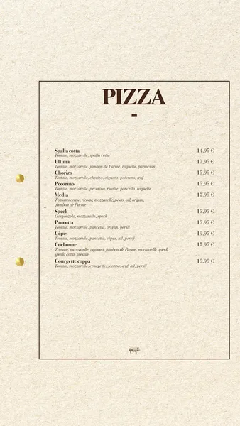 menu 1 of Ragazzi Da Peppone