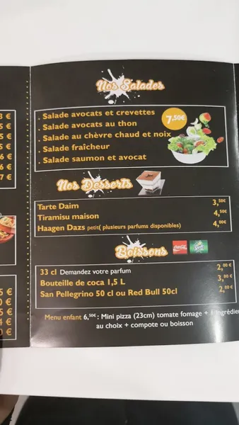 menu 2 of La poêlée de Pontarlier