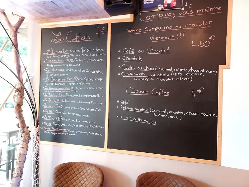 menu 0 of L'Icosne Café