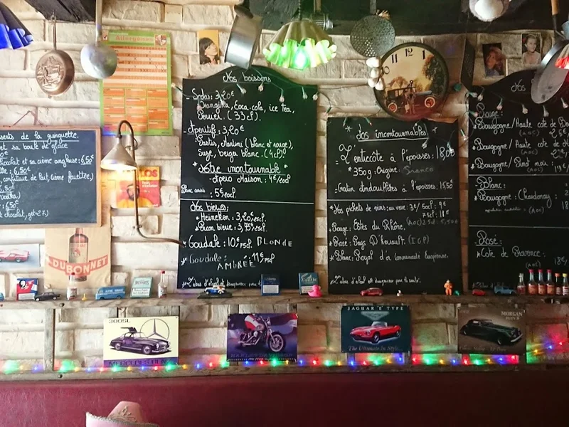 menu 2 of La Guinguette