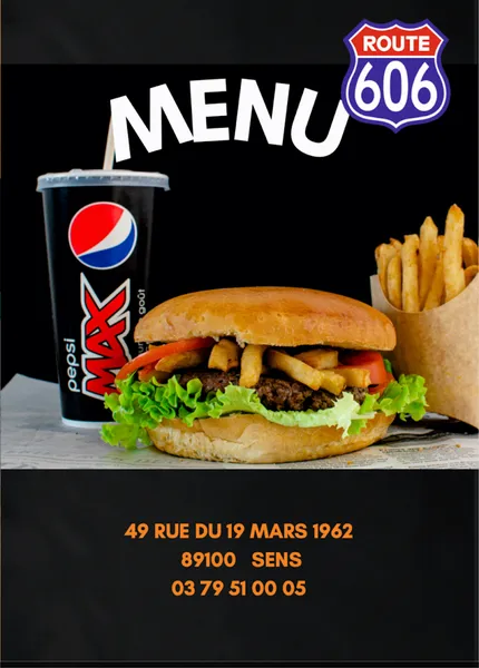 menu 1 of Route 606