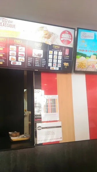 menu 2 of Chamas Tacos Montbéliard