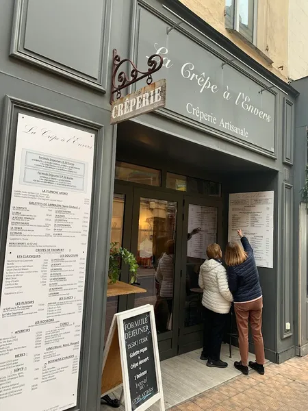 menu 2 of LA CREPE A L'ENVERS